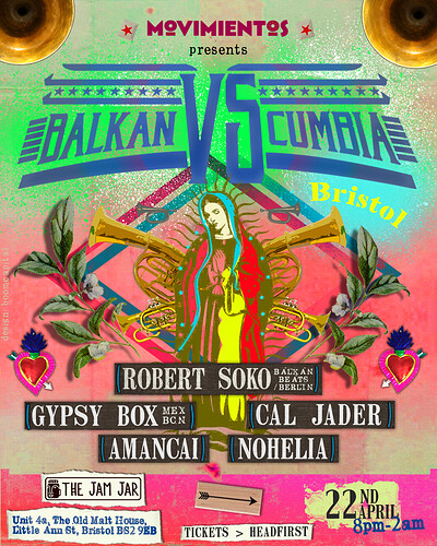 Balkan Vs. Cumbia at The Jam Jar
