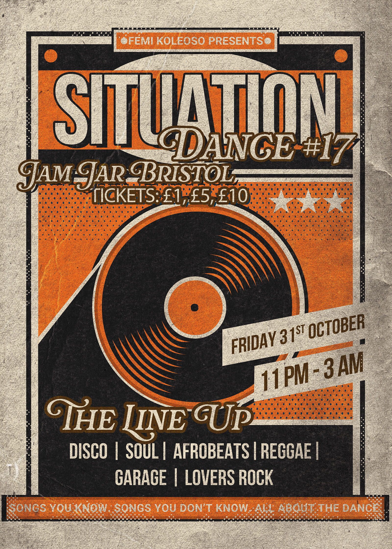 Femi Koleoso Presents: Situation Dance #17 at The Jam Jar