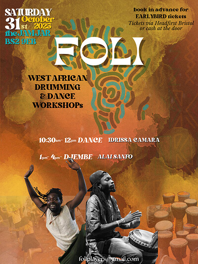 Foli - Bristol Djembe Players at The Jam Jar