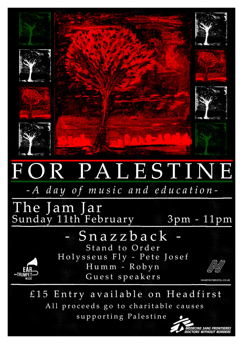 For Palestine - A Day of Music & Education at The Jam Jar