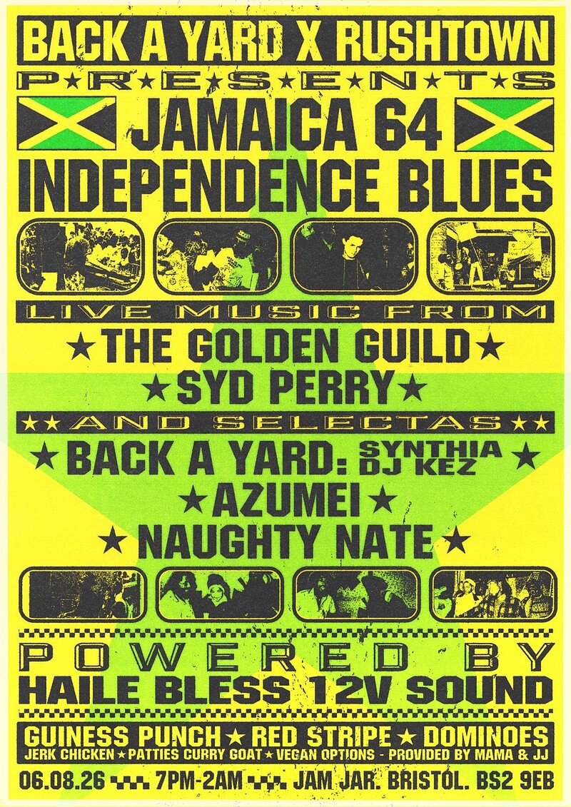 JAMAICA 64 INDEPENDENCE BLUES PARTY at The Jam Jar