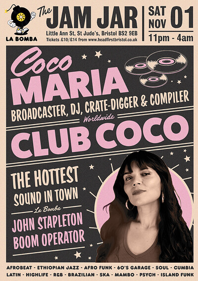 La Bomba x Coco María presents CLUB COCO at The Jam Jar
