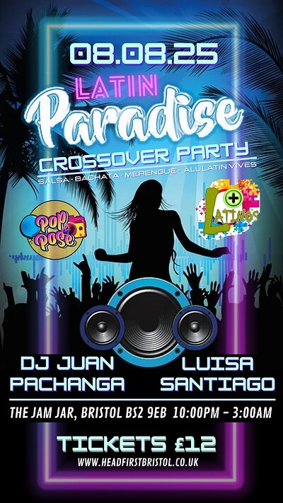 Latin Paradise - Crossover Party at The Jam Jar