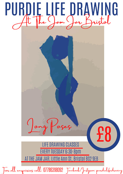 Long Pose Life Drawing at Jam Jar