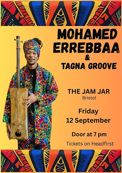 MOHAMED ERREBBAA & TAGNA GROOVE at The Jam Jar