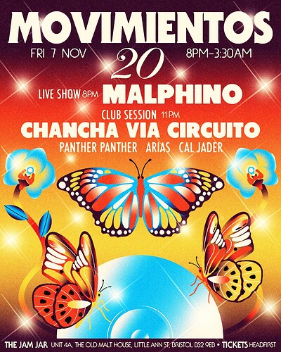 Malphino  + Chancha Via Circuito at The Jam Jar