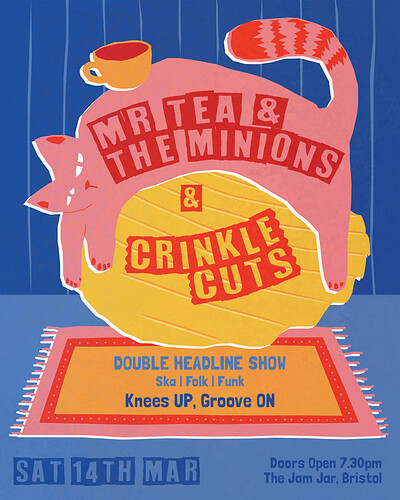 Mr Tea and The Minions | Crinkle Cuts at The Jam Jar