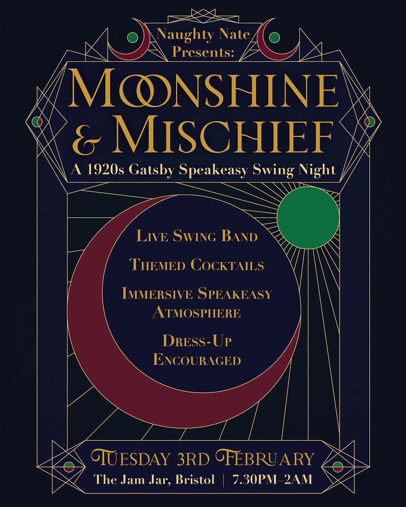 Naughty Nate’s presents Moonshine and Mischief w/ Trudgeons Trad Jazz at The Jam Jar