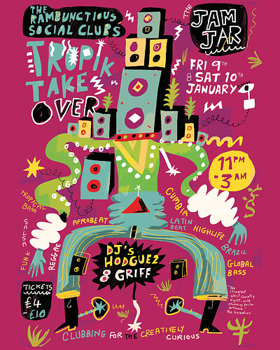 Rambunctious Social Club - Tropik Takeover at The Jam Jar