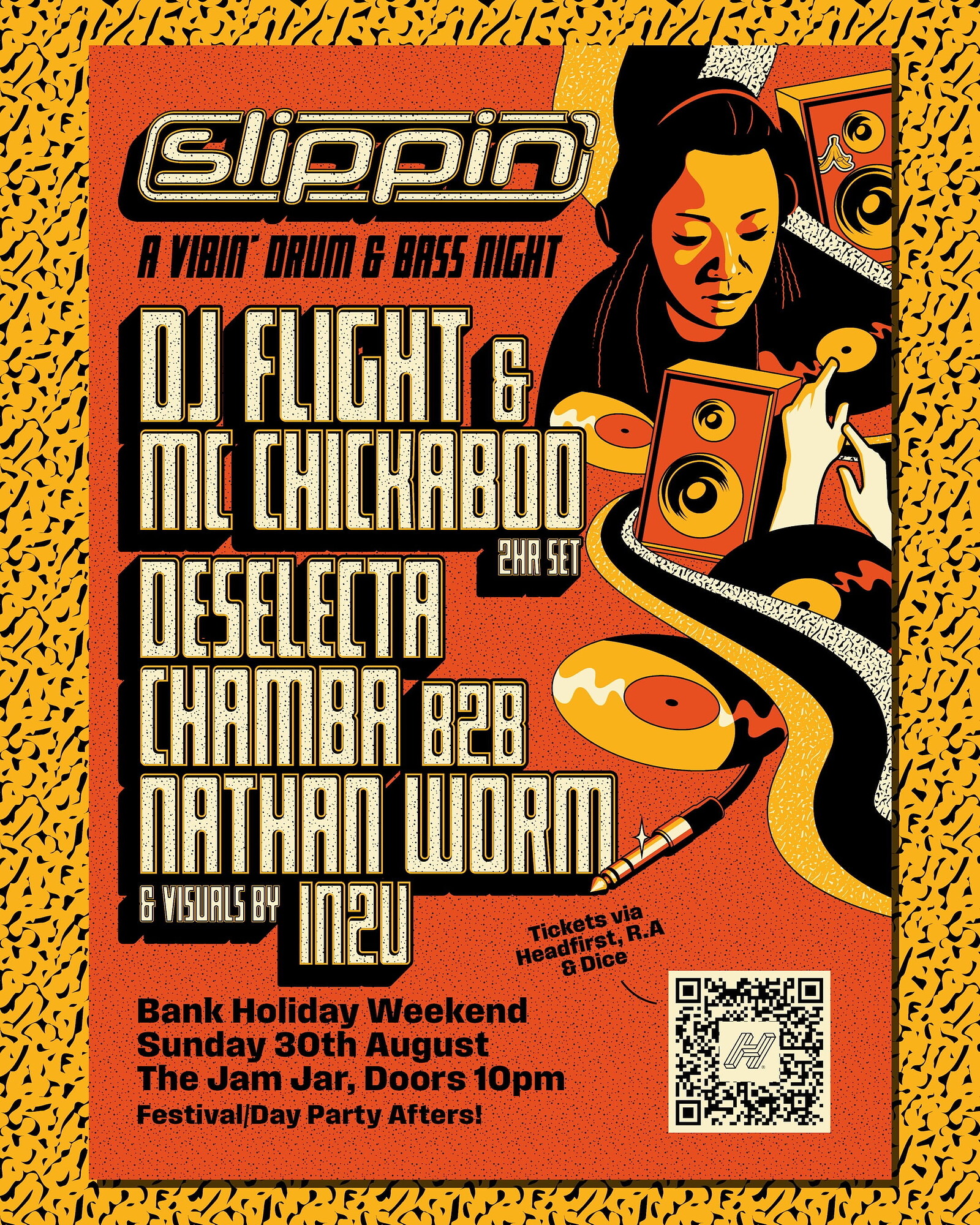 SLIPPIN’ - DJ Flight & MC Chickaboo  + Deselecta & more at The Jam Jar