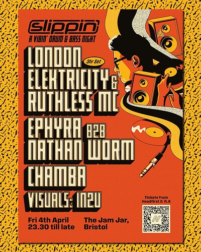 SLIPPIN’ - London Elektricity  + more at The Jam Jar