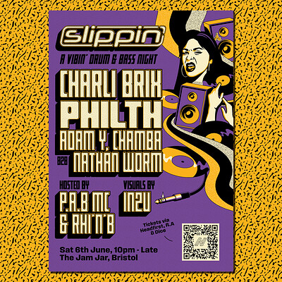 Slippin’ -  Philth, Charli Brix, Adam Y, Chamba, N. Worm, Rhi’N’B, P.A.B MC at The Jam Jar