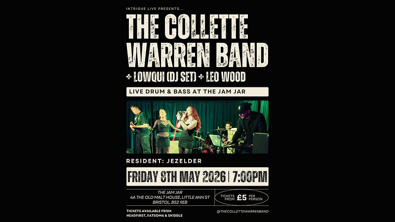 The Collette Warren Band + Lowqui  + Leo Wood at The Jam Jar