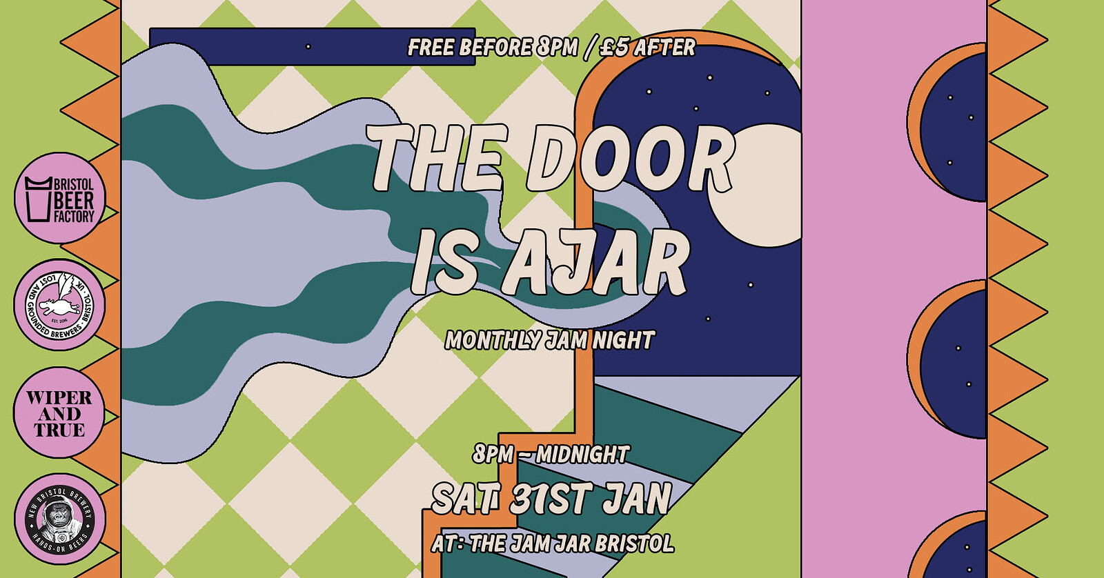 Monthly  Jam Night at The Jam Jar