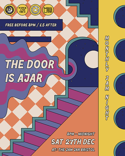 The Door is Ajar at The Jam Jar