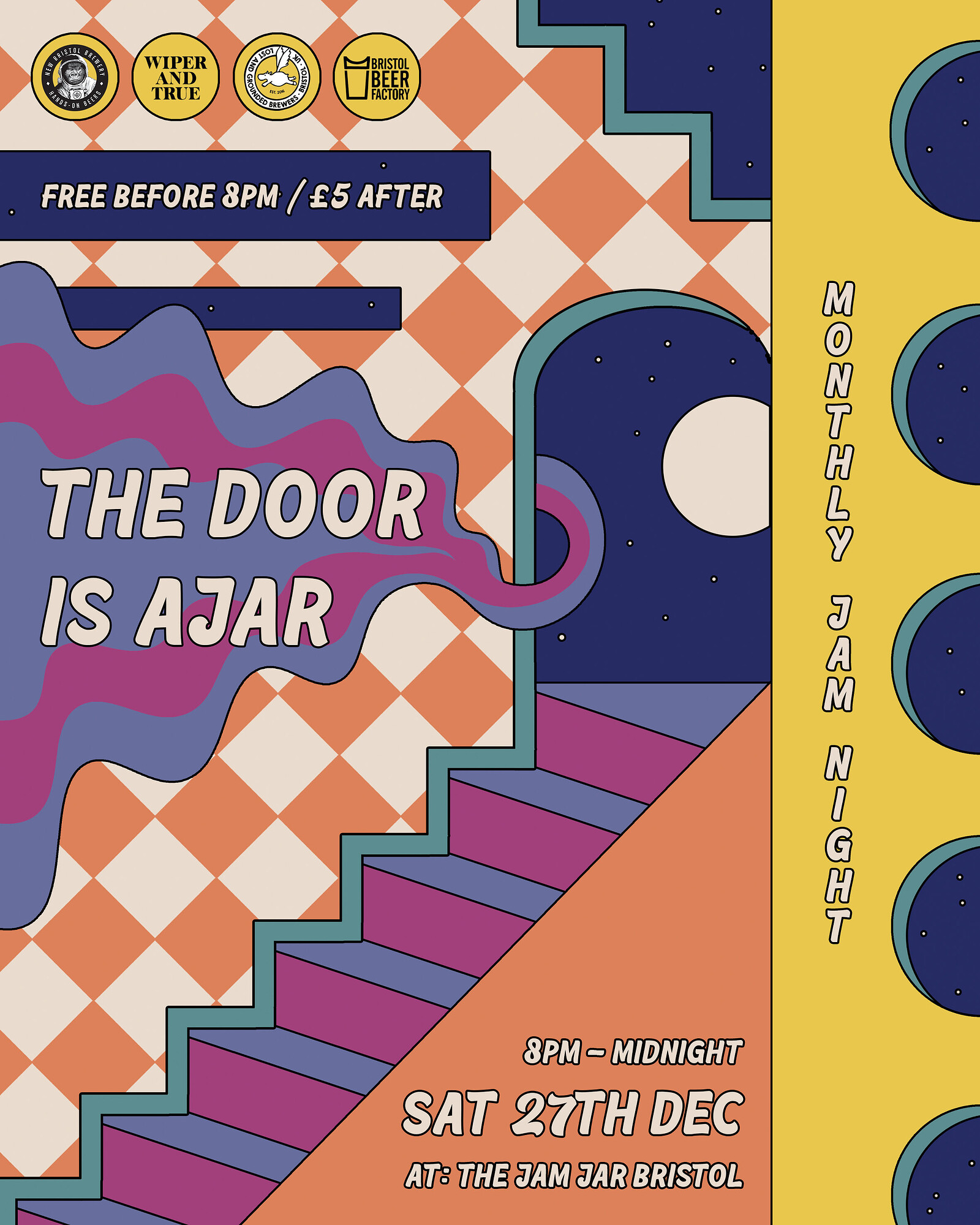 The Door is Ajar at The Jam Jar