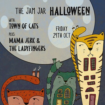 The Jam Jar Halloween w/ Town of Cats + Mama Jerk at Jam Jar
