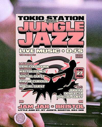 TS12 - Tokio Station / Jungle Jazz at The Jam Jar