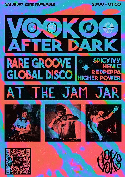 VOOKOO: After Dark - Rare Groove vs Global Disco at The Jam Jar