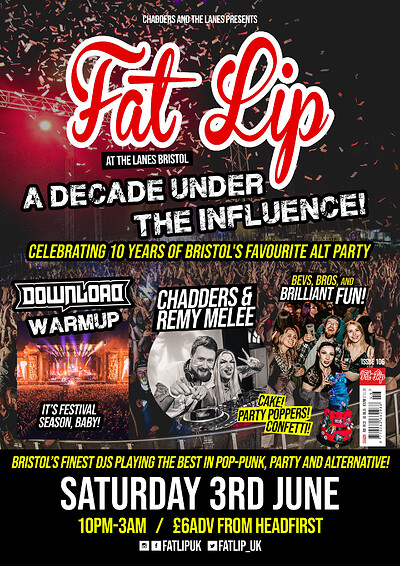 ★ FAT LIP ★ 10th Birthday Party at The Lanes