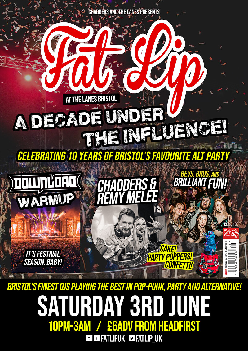★ FAT LIP ★ 10th Birthday Party at The Lanes