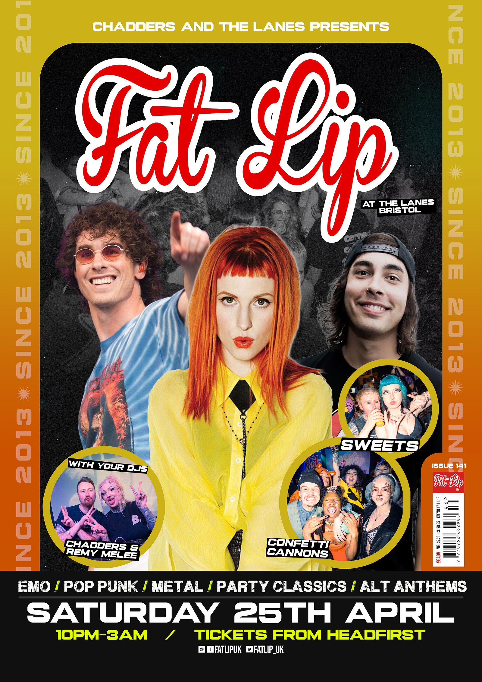 ★ FAT LIP ★ Bristol's legendary emo party at The Lanes