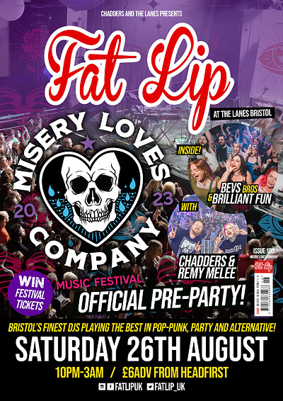 ★ FAT LIP ★ Misery Loves Company Pre-Party at The Lanes