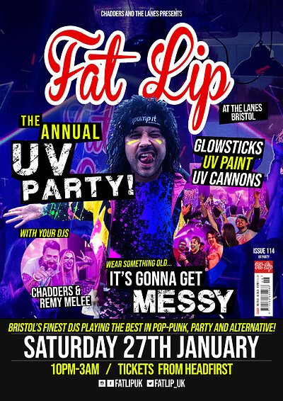 ★ FAT LIP ★ The Annual UV Party at The Lanes