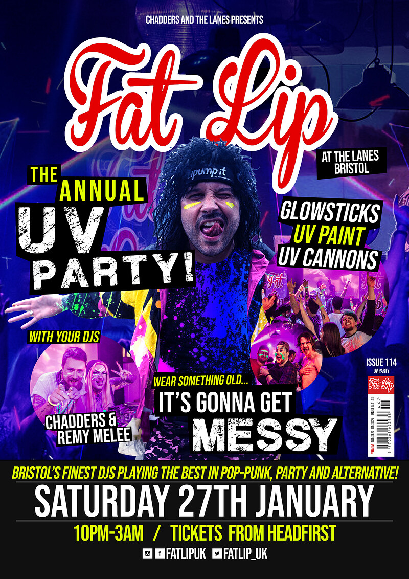 ★ FAT LIP ★ The Annual UV Party at The Lanes