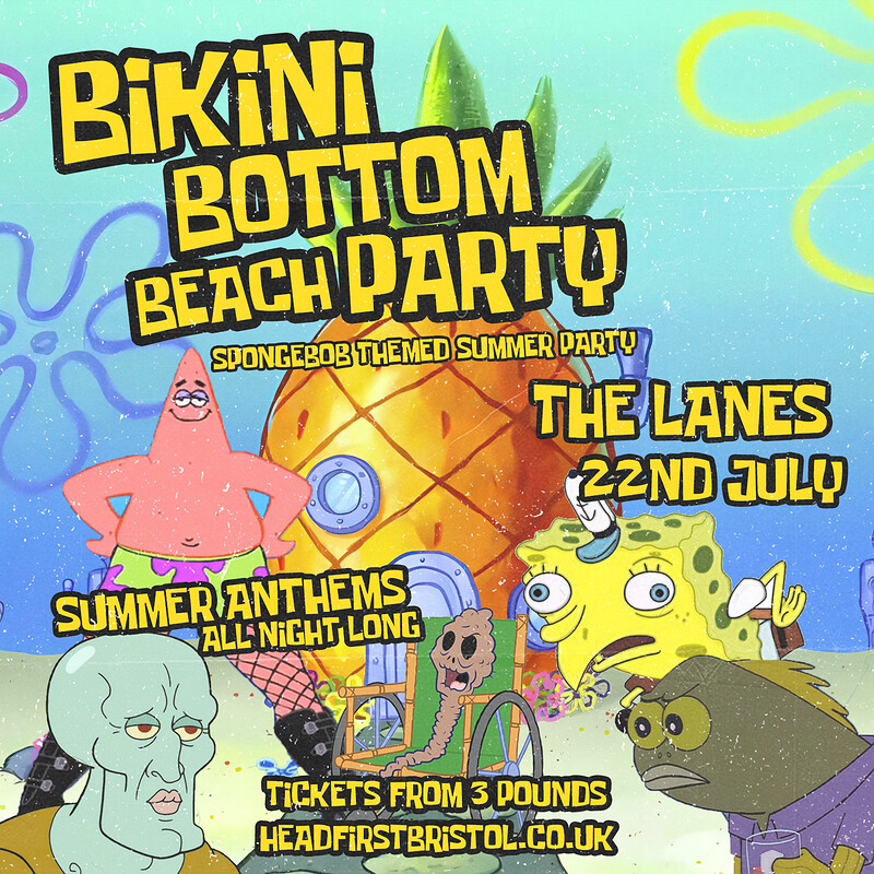 Bikini Bottom Beach Party at The Lanes
