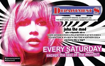 DEPARTMENT S CLUB NIGHT with THE DELINQUENTS plus at The Lanes