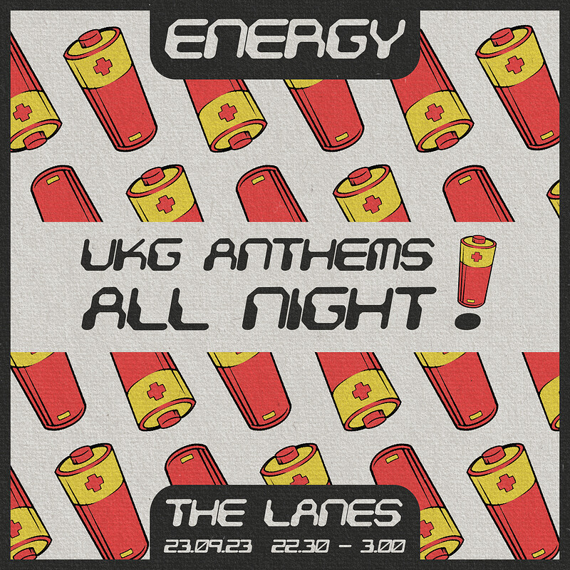 ENERGY: UK G-Jungle-Rave + more at The Lanes