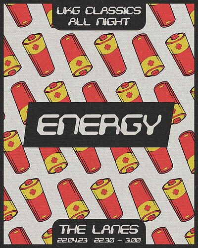 ENERGY - UK Garage Anthems at The Lanes