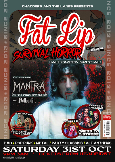 FAT LIP: Survival Horror Halloween Party at The Lanes