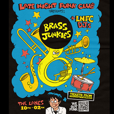 Late Night Funk Club: Brass Junkies + DJs at The Lanes