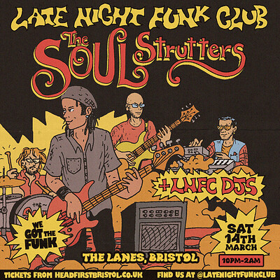 Late Night Funk Club: Soul Strutters + DJs at The Lanes