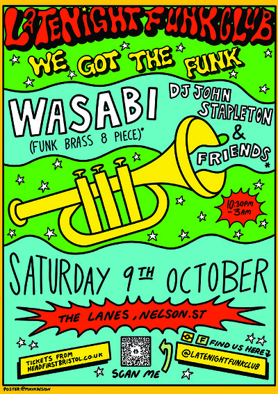 Late Night Funk Club: Wasabi + John Stapleton at The Lanes