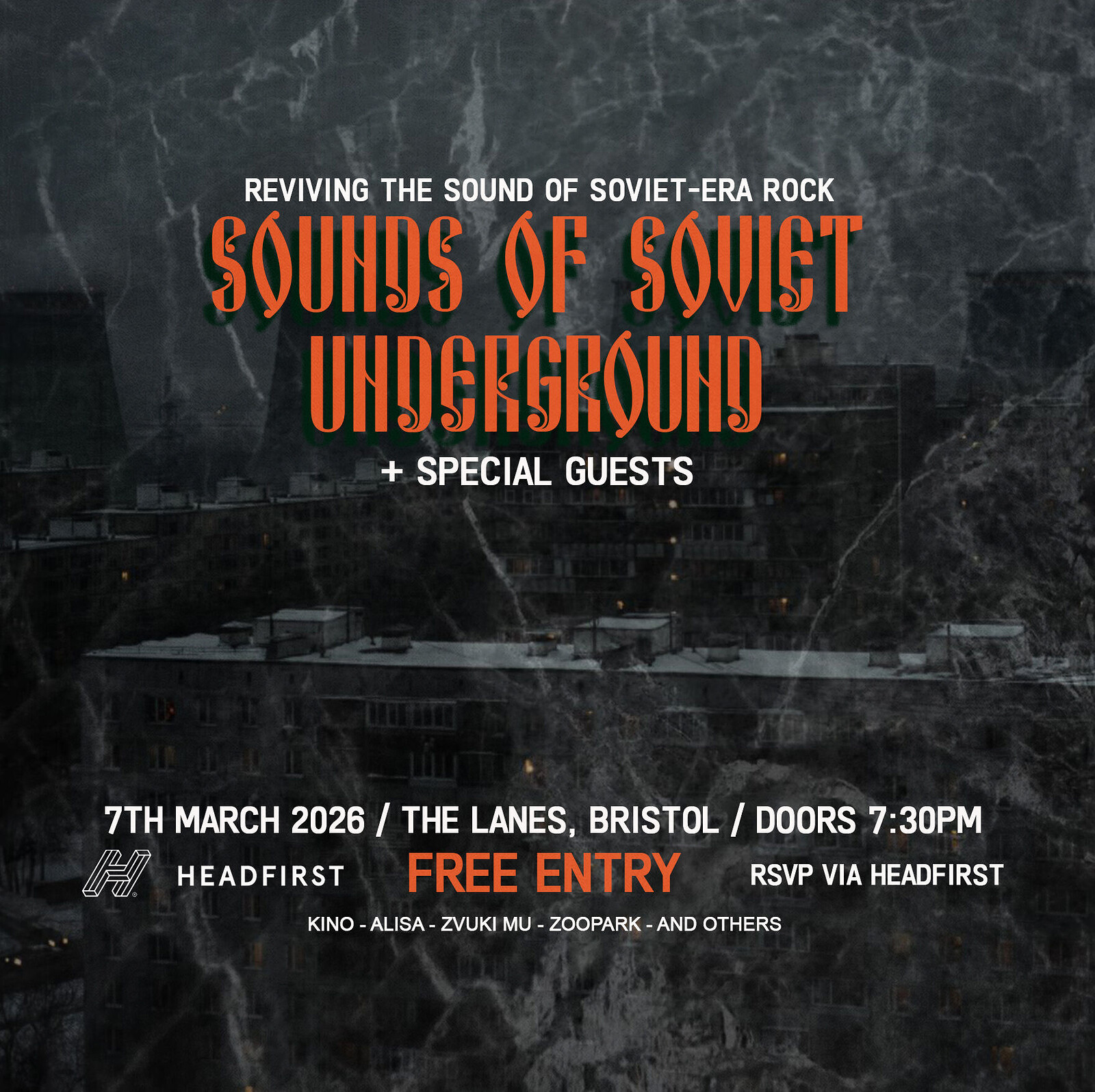 Sounds of Soviet Underground at The Lanes