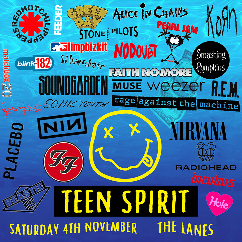 Teen Spirit - 90's Rock Night at The Lanes