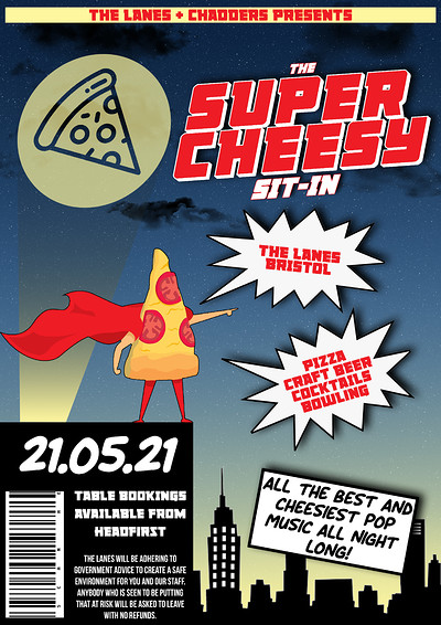 The SUPER CHEESEY Sit-In at The Lanes