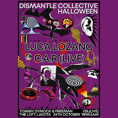 Dismantle Collective Halloween: Luca Lozano, C.A.R at The Loft, Lakota
