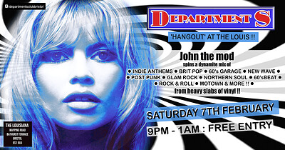 Department S Club Night with John The Mod at The Louisiana