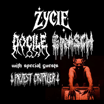 Gnasch, Docile, Priest Crippler, Życie at The Louisiana