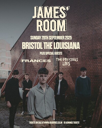 James' Room + Frances + The Precious Lies at The Louisiana