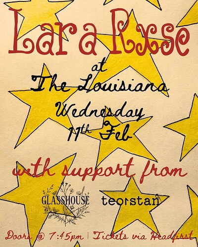 Lara Rxse at The Louisiana