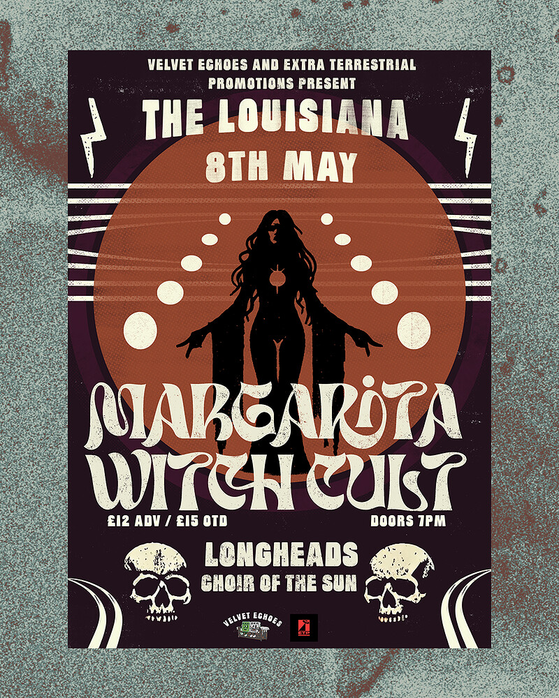 Margarita Witch Cult / Longheads /Choir of the sun at The Louisiana
