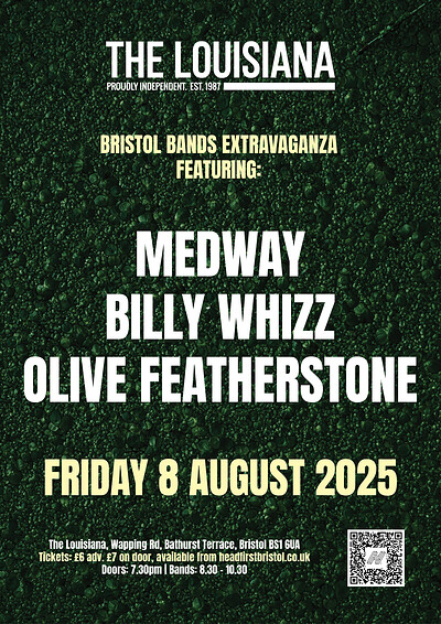 Medway, Billy Whizz, OFeatherstone at The Louisiana