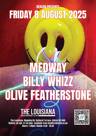 Medway, Billy Whizz, OFeatherstone at The Louisiana