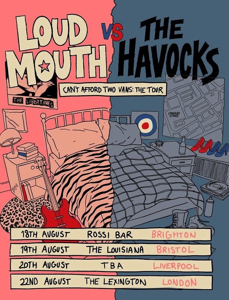 The Havocks X Loudmouth Co Headliner Tour at The Louisiana