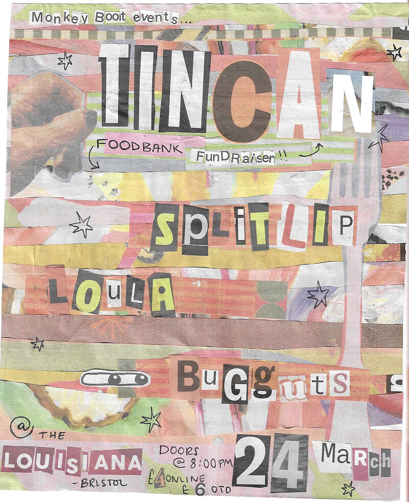 TIN CAN - Foodbank Fundraiser at The Louisiana